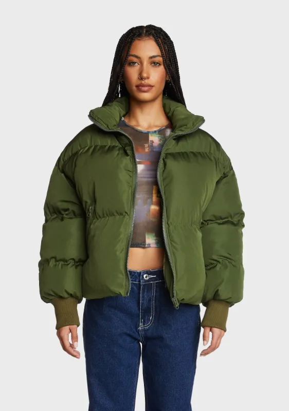 Luca Oversized Puffer Jacket sold by Dolls Kill