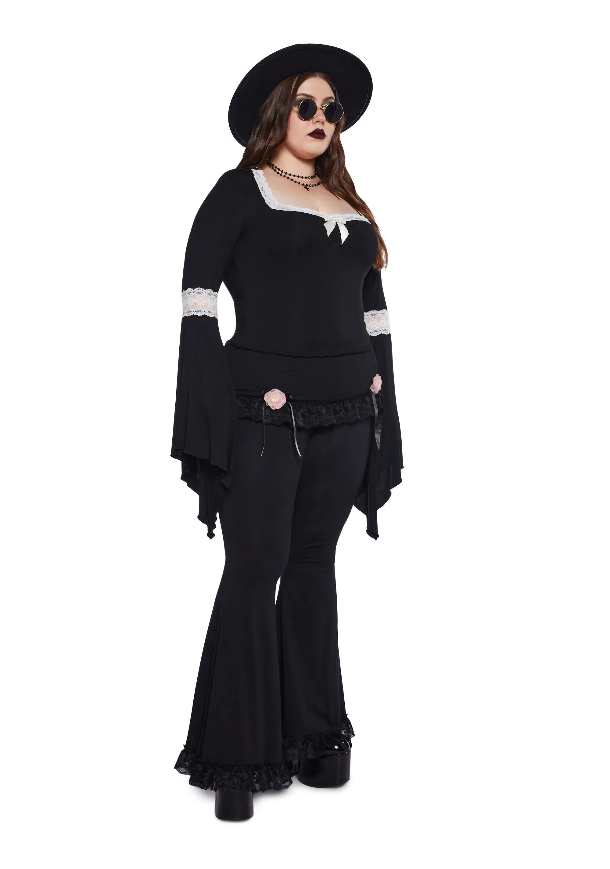 Plus Hardcore Goth Long Sleeve Top sold by Dolls Kill product image thumbnail 3