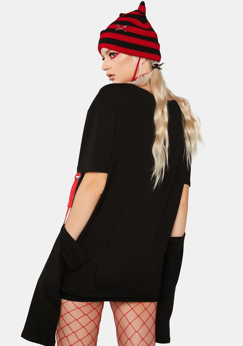 Shock Factor Oversized Graphic Tee sold by Dolls Kill product image thumbnail 4