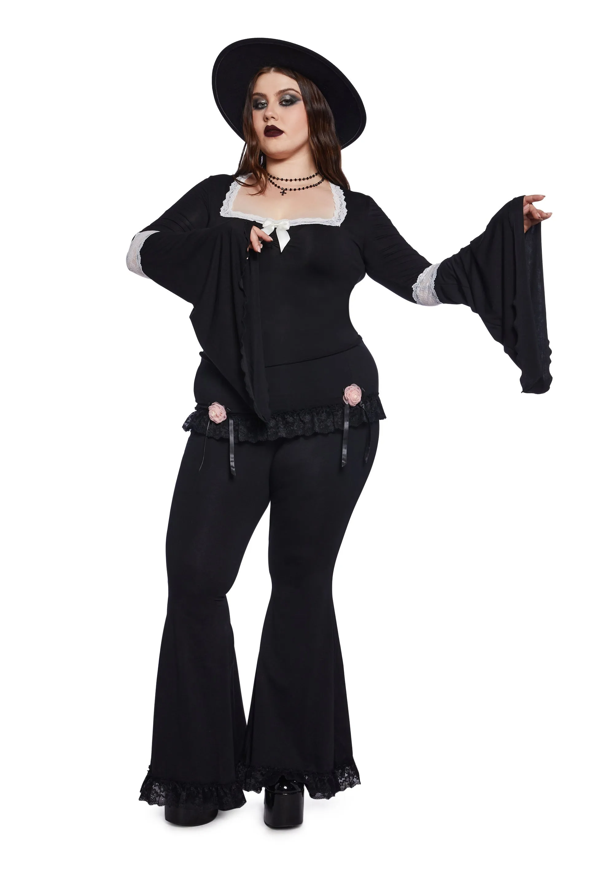 Plus Hardcore Goth Long Sleeve Top sold by Dolls Kill product image thumbnail 2