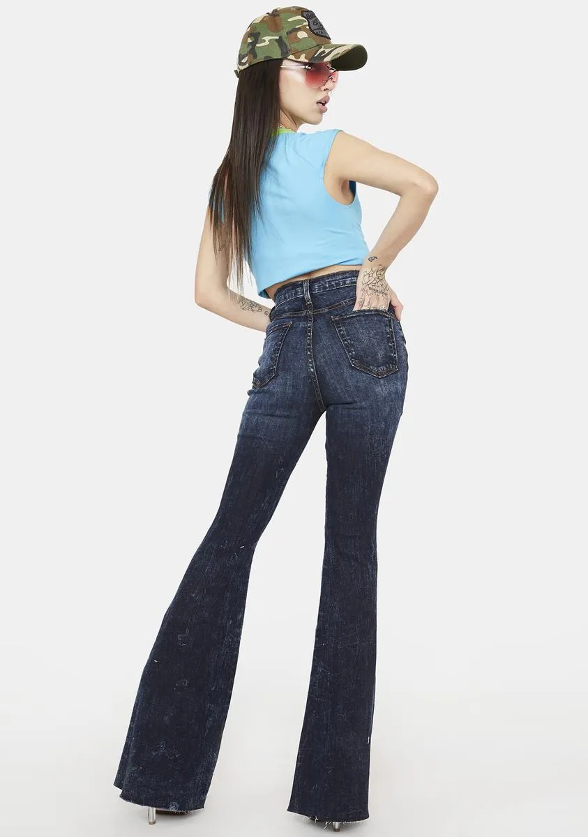 Wasted Time Ripped Jeans sold by Dolls Kill product image thumbnail 4