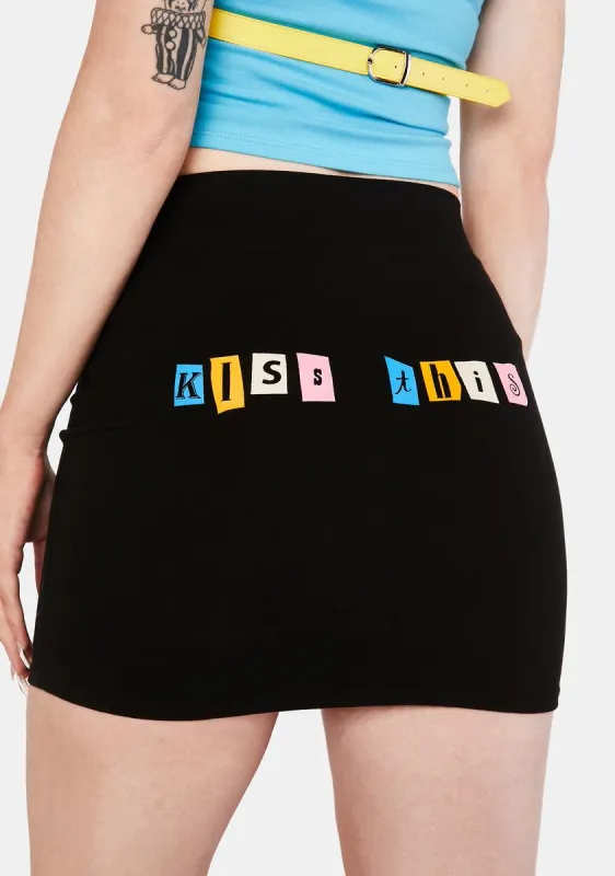 Get The Memo Mini Skirt sold by Dolls Kill