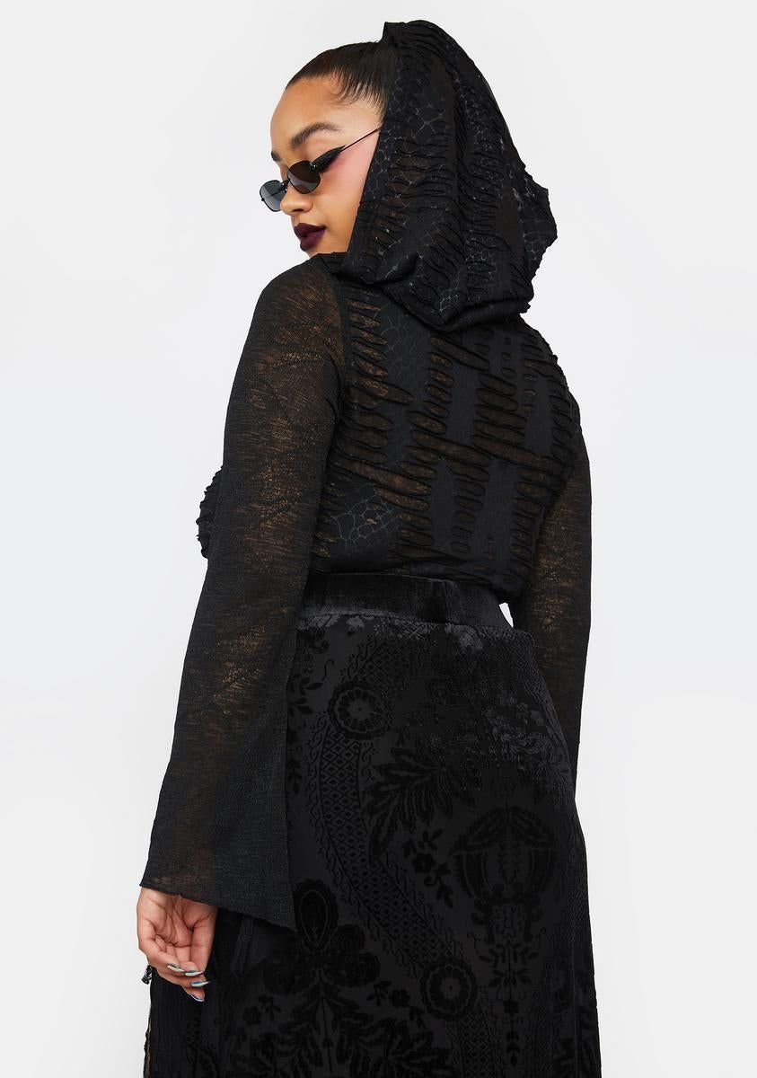 Plus Punk Perspective Hooded Top sold by Dolls Kill product image thumbnail 4