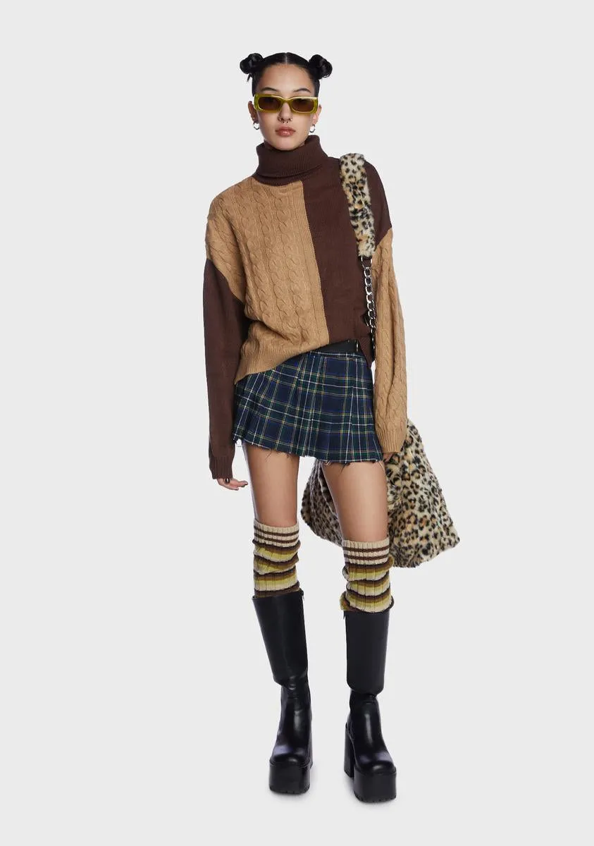 Split For Good Color Blocked Sweater sold by Dolls Kill product image thumbnail 3