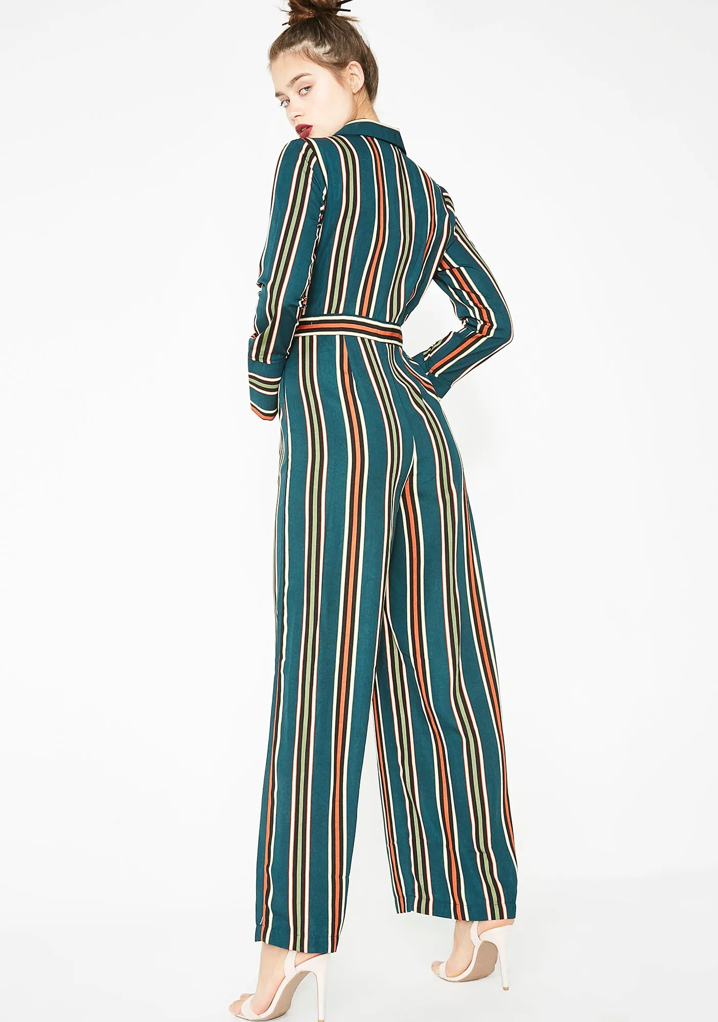 Born Ready Stripe Jumpsuit sold by Dolls Kill product image thumbnail 4
