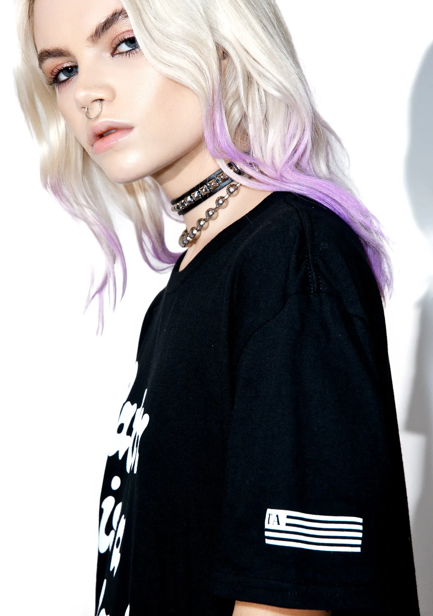 Satan Is A Lady Tee sold by Dolls Kill product image thumbnail 3