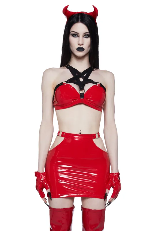 Hellish Vision Devil Costume sold by Dolls Kill