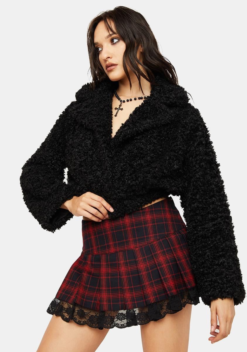 Wicked Fever Pitch Cropped Jacket sold by Dolls Kill product image thumbnail 2