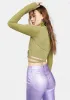 Don't Hold Your Breath Wrap Top sold by Dolls Kill
