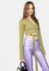 Don't Hold Your Breath Wrap Top sold by Dolls Kill