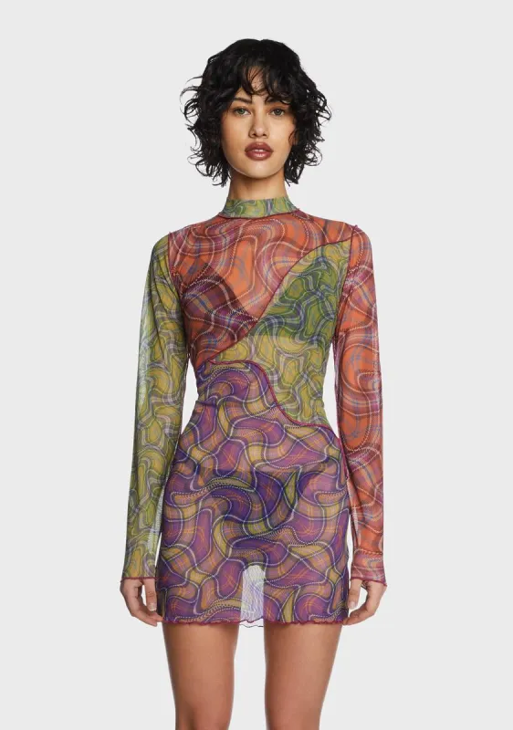 Zombie Mini Dress sold by Dolls Kill