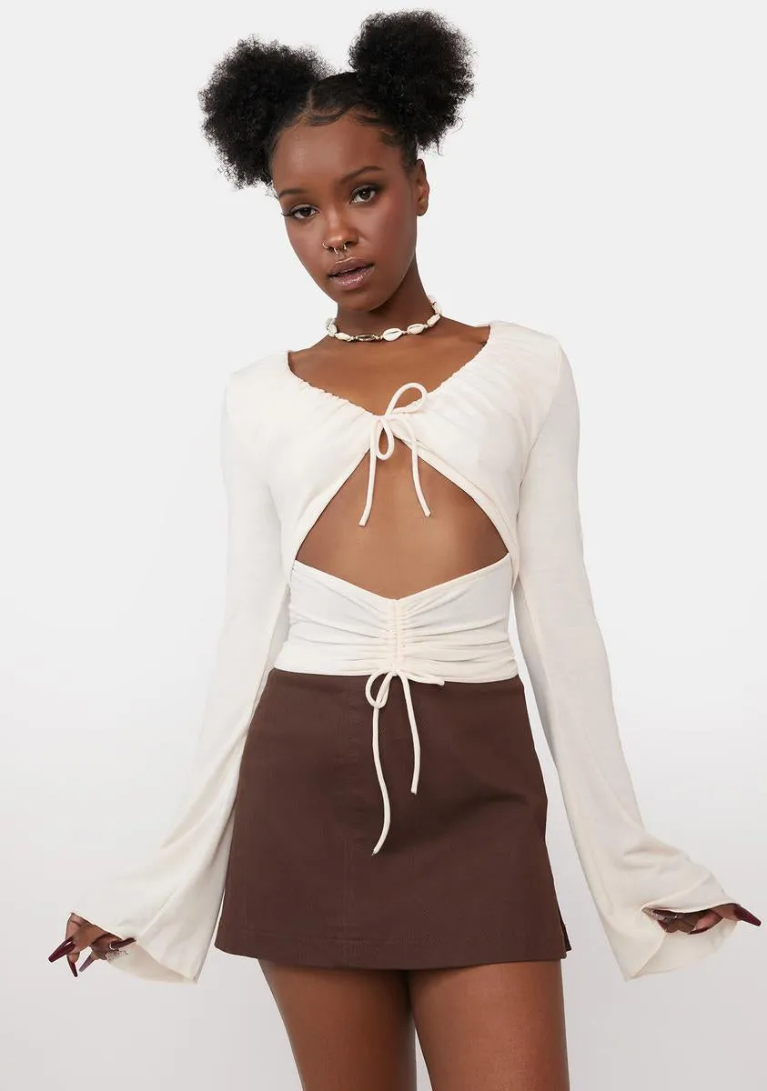 See My Sparkle Crop Top sold by Dolls Kill