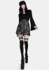 Plaid Distressed Mini Skirt sold by Dolls Kill