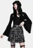 Plaid Distressed Mini Skirt sold by Dolls Kill