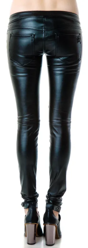 Mad Moto Leatherette Leggings sold by Dolls Kill