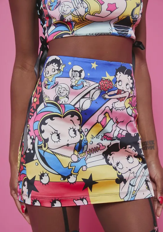 Journey With Me Mini Skirt sold by Dolls Kill