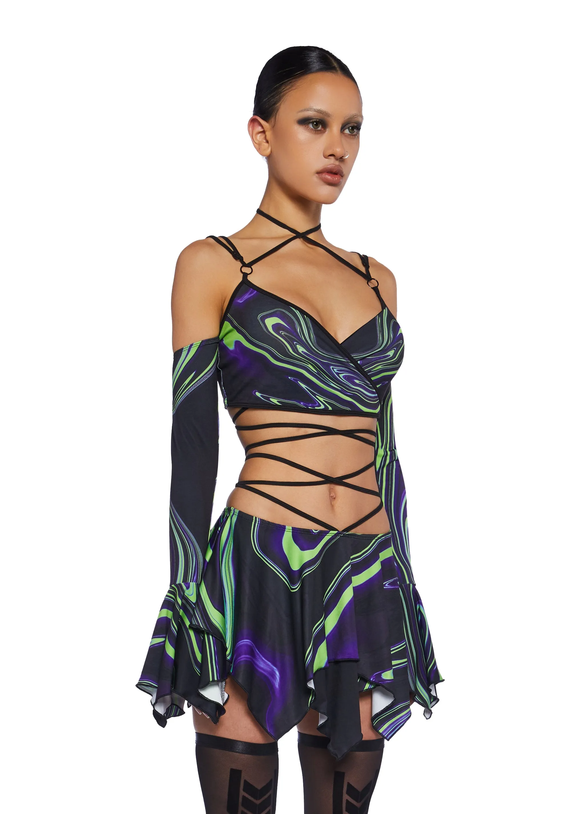 Synth Metamorphosis Skirt Set sold by Dolls Kill product image thumbnail 5