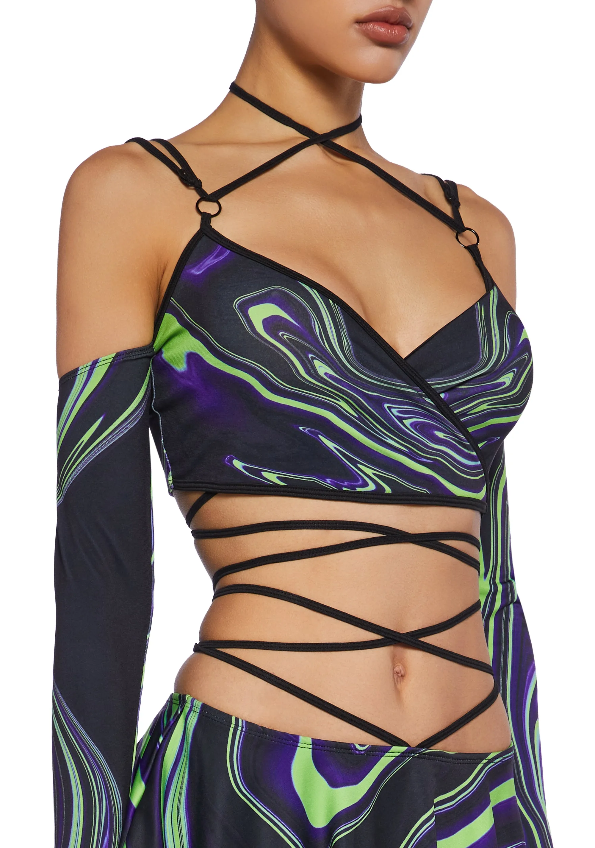 Synth Metamorphosis Skirt Set sold by Dolls Kill product image thumbnail 3