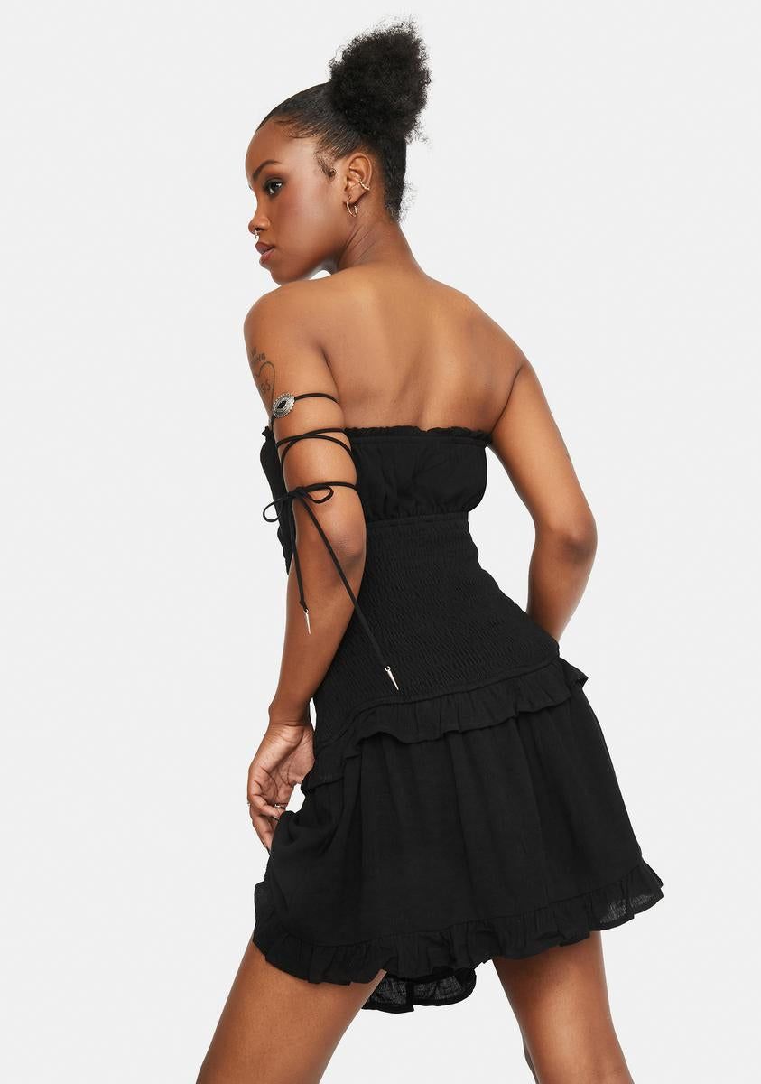 Country Road Smocked Mini Dress sold by Dolls Kill product image thumbnail 4