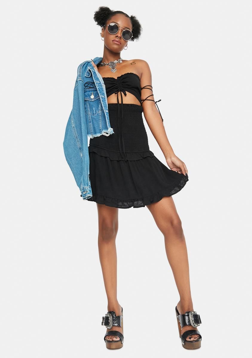 Country Road Smocked Mini Dress sold by Dolls Kill product image thumbnail 3