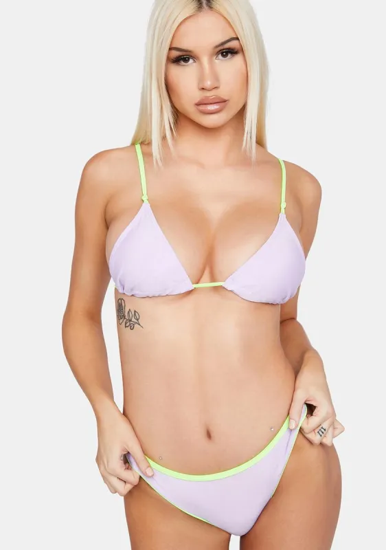 Neon Nights Bikini Set sold by Dolls Kill