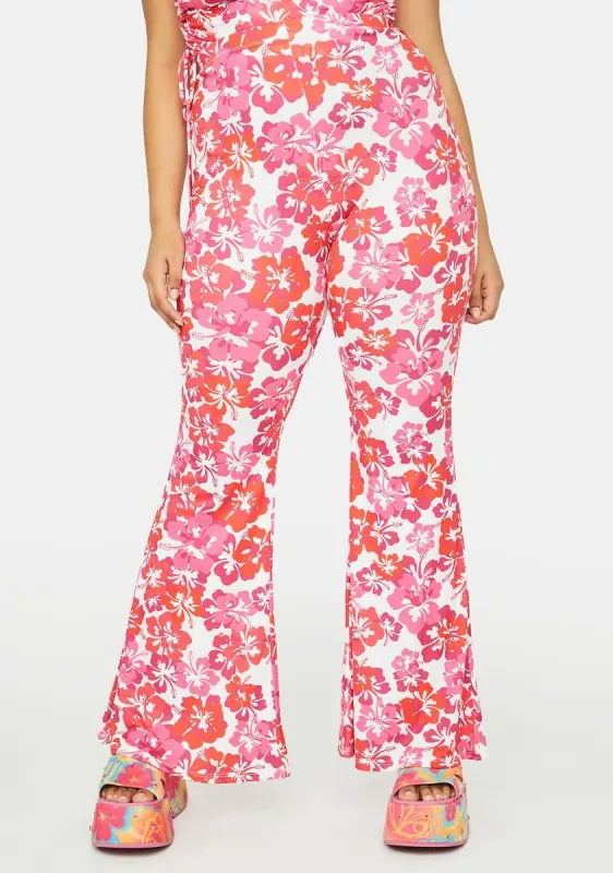 Plus Aloha State Flare Pants sold by Dolls Kill