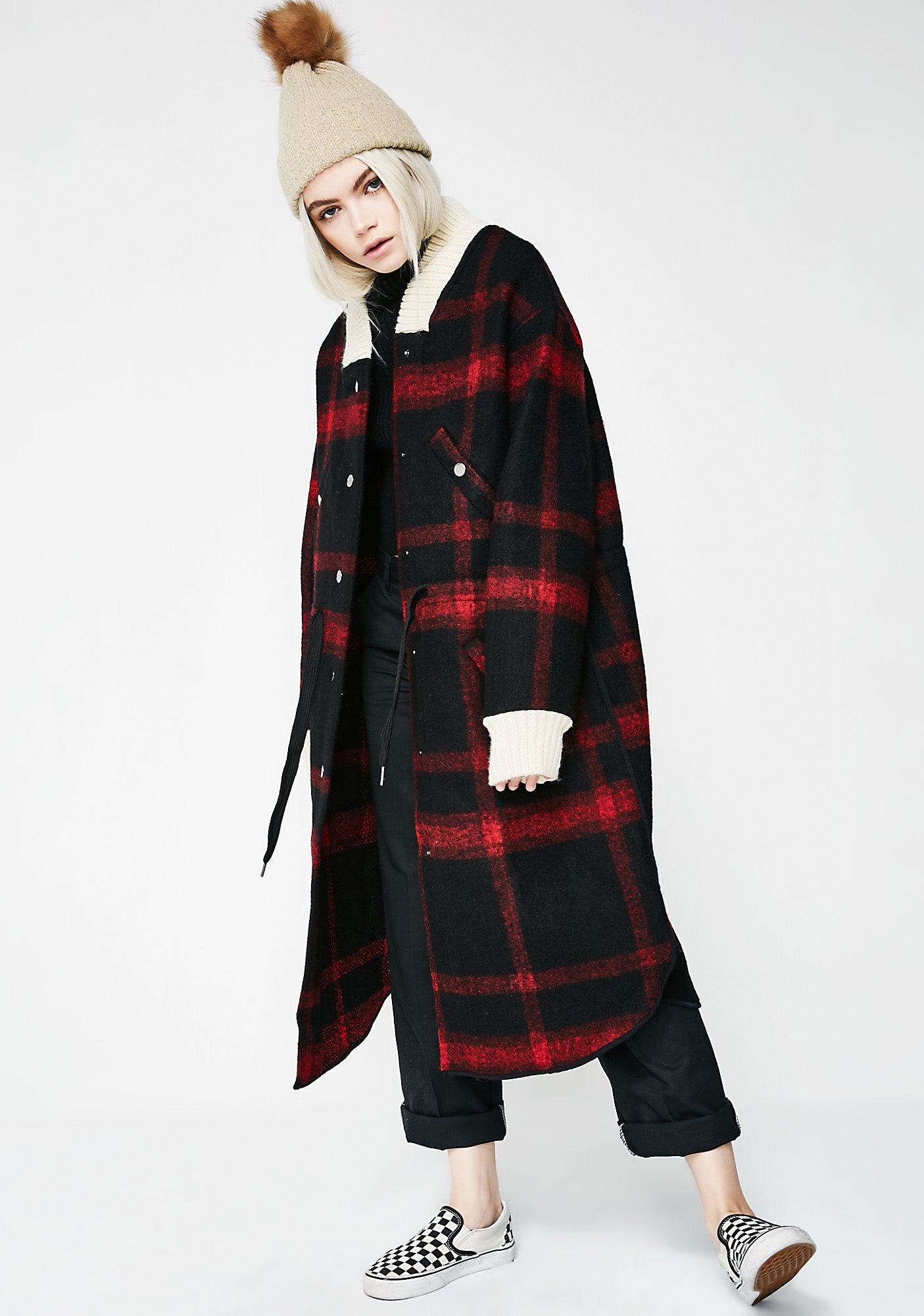 Smart Move Plaid Coat sold by Dolls Kill product image thumbnail 5