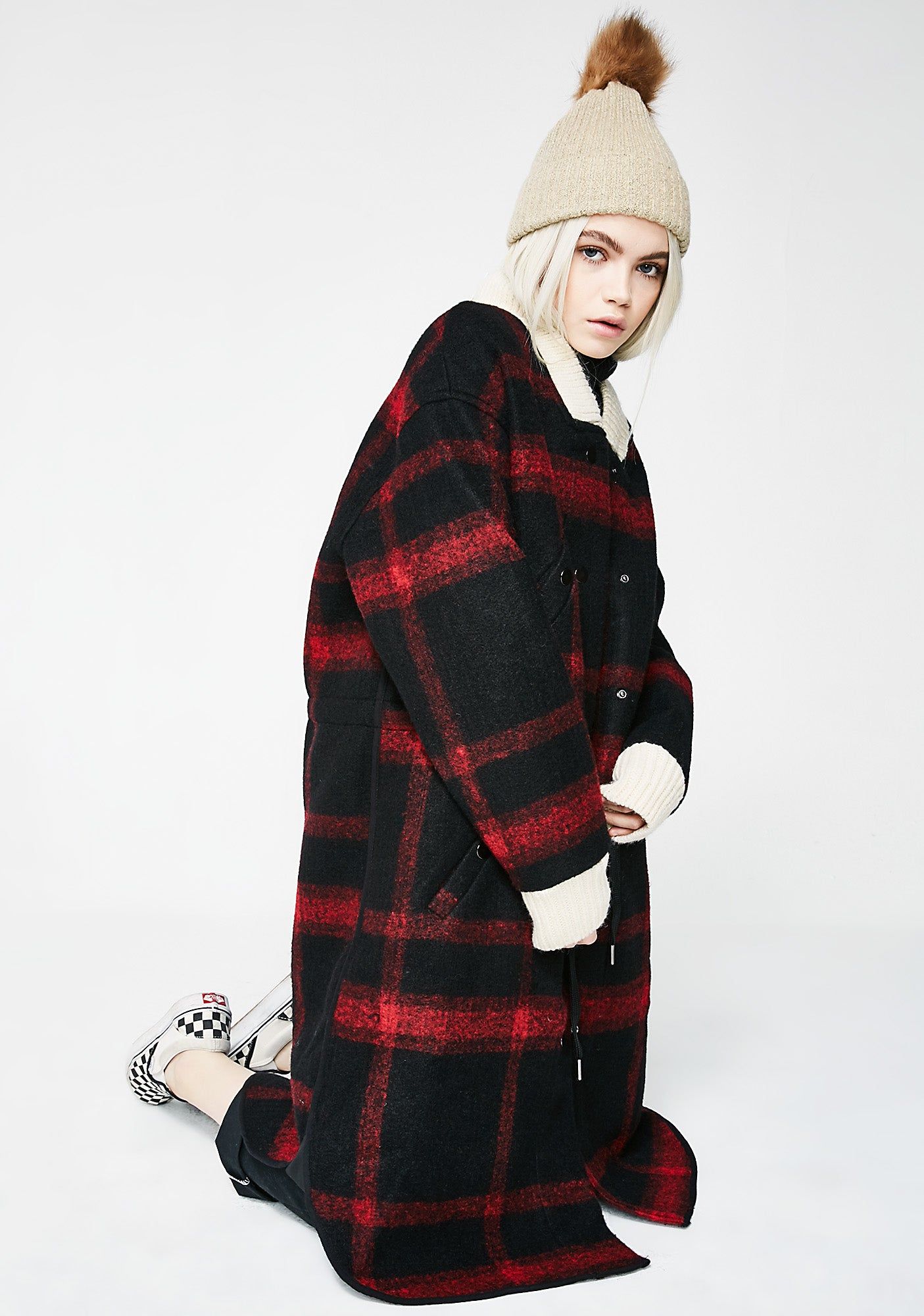 Smart Move Plaid Coat sold by Dolls Kill product image thumbnail 2