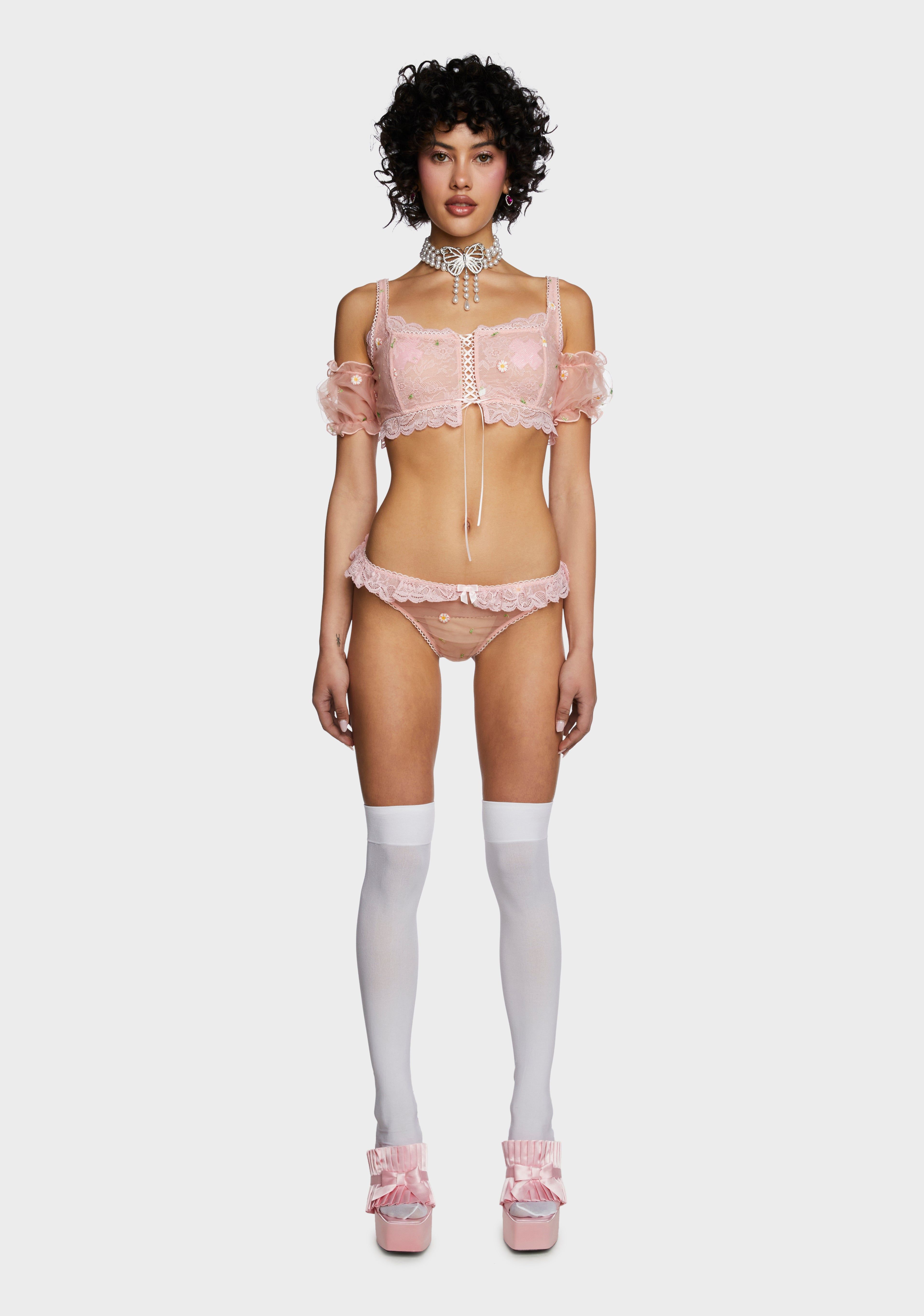 Swoon And Awe Lingerie Set sold by Dolls Kill