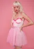 Gentle Night Satin Corset Top sold by Dolls Kill