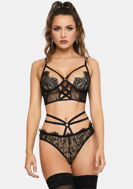Want You To Stay Lingerie Set sold by Dolls Kill