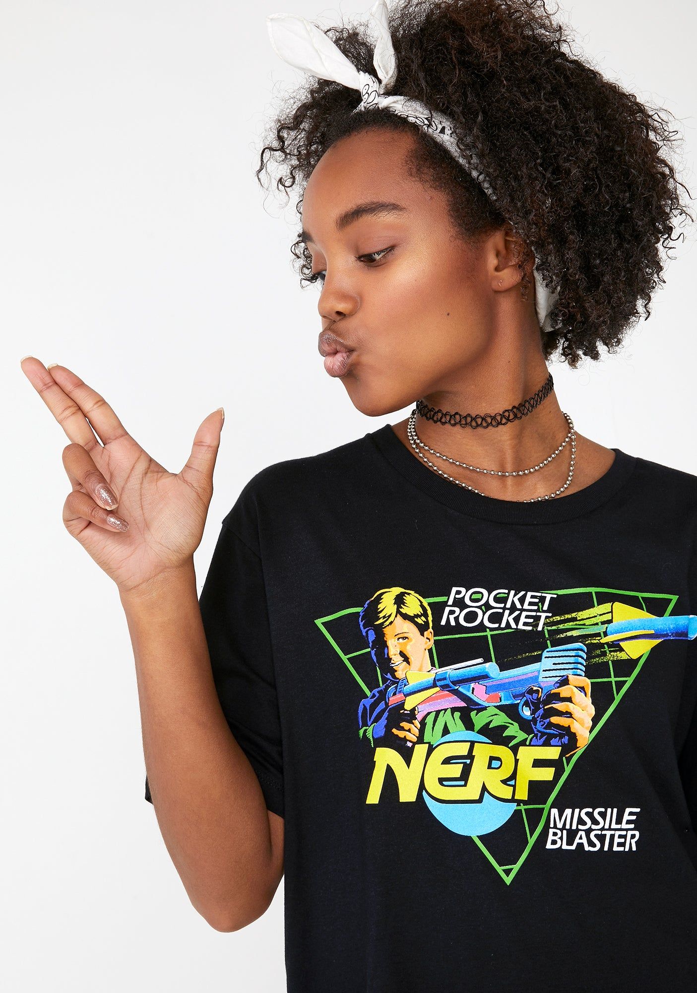 Never Miss Graphic Tee sold by Dolls Kill
