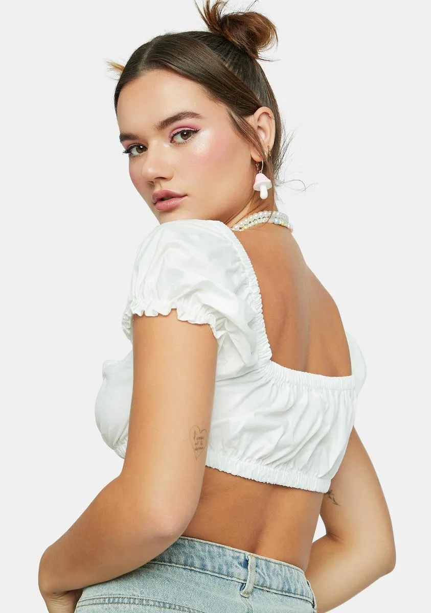 Milkmaid Bra Top sold by Dolls Kill product image thumbnail 4