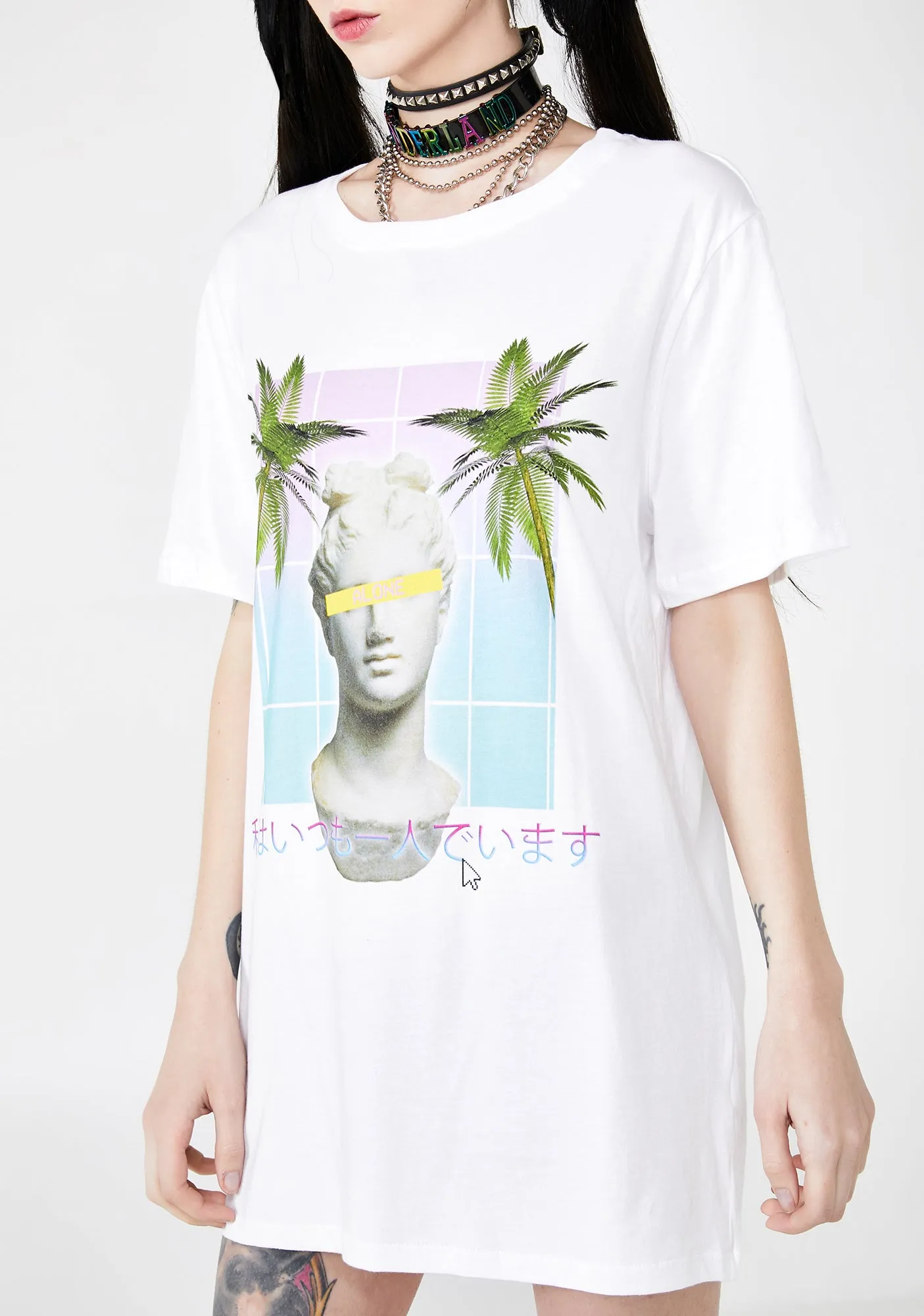 Alone Graphic Tee sold by Dolls Kill product image thumbnail 2