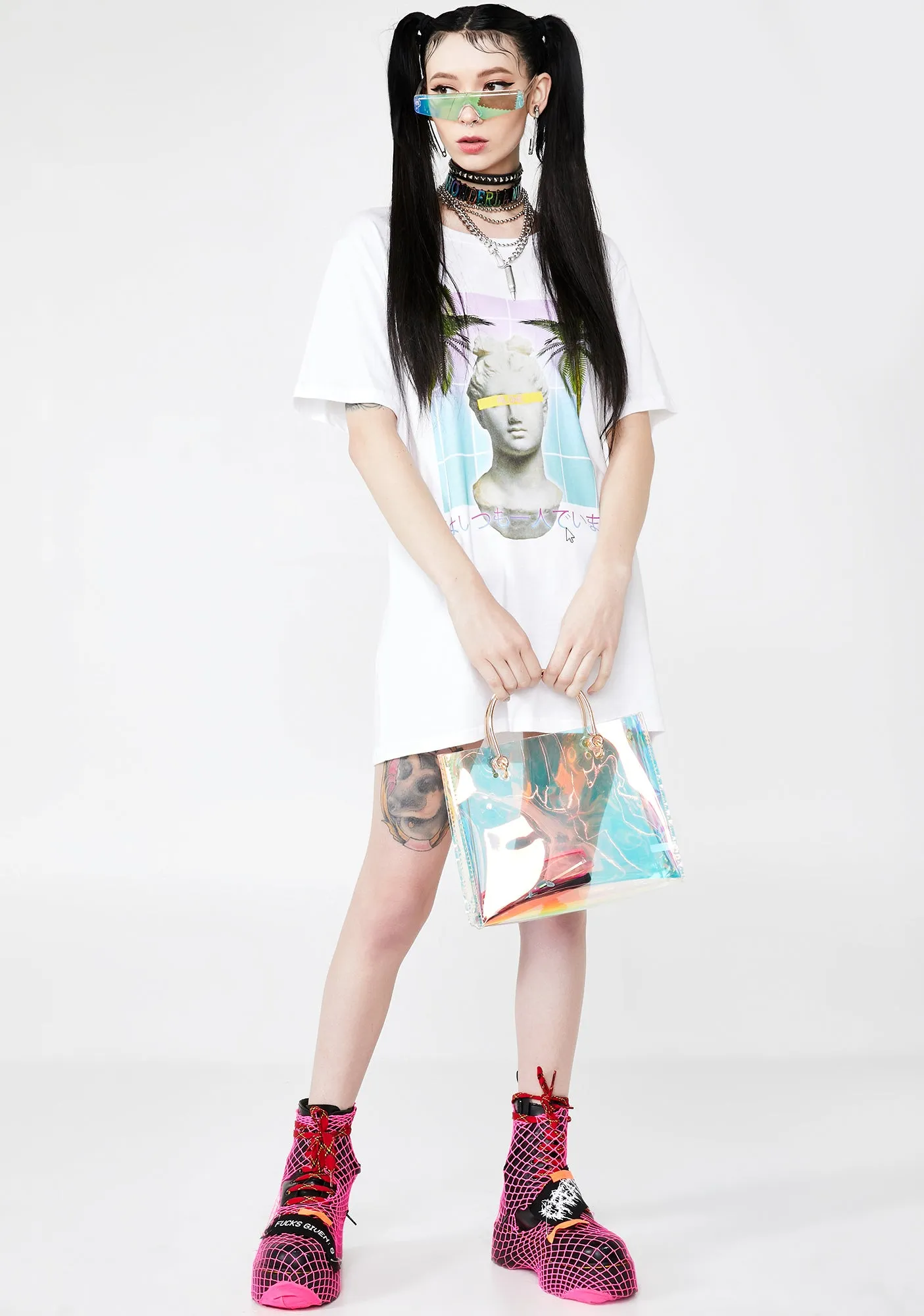 Alone Graphic Tee sold by Dolls Kill product image thumbnail 3