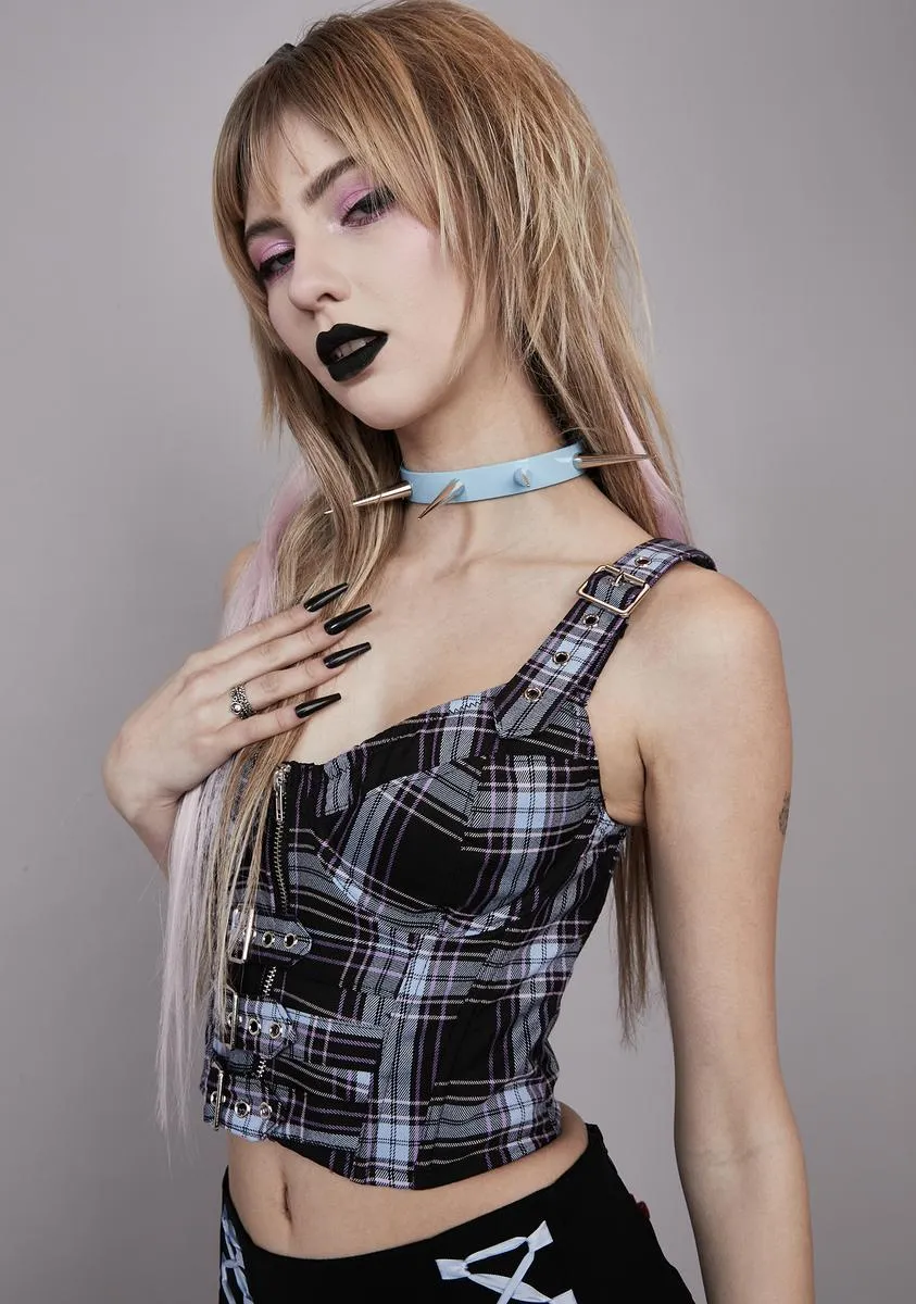 Sinister Student Corset Top sold by Dolls Kill product image thumbnail 2