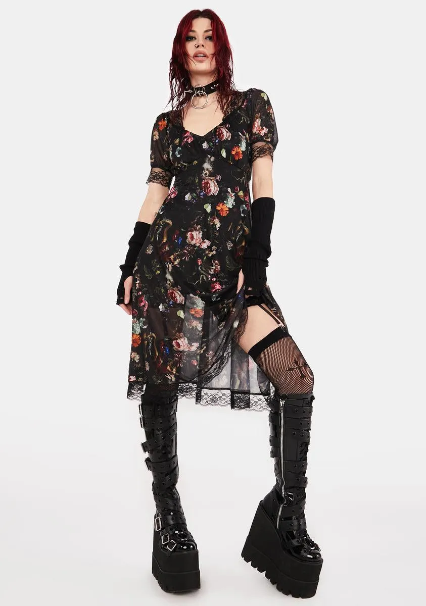 Night Garden Dress sold by Dolls Kill product image thumbnail 3