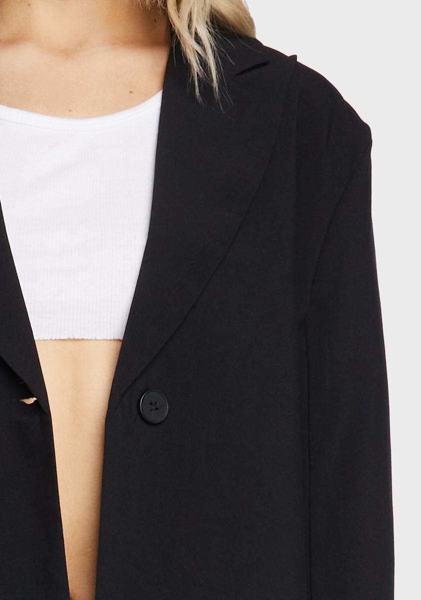 Boyfriend Blazer - Black sold by Dolls Kill product image thumbnail 2