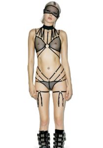 Lewd Thoughts Lingerie Set sold by Dolls Kill