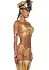 Deviant Treasure Bustier Top - Gold sold by Dolls Kill