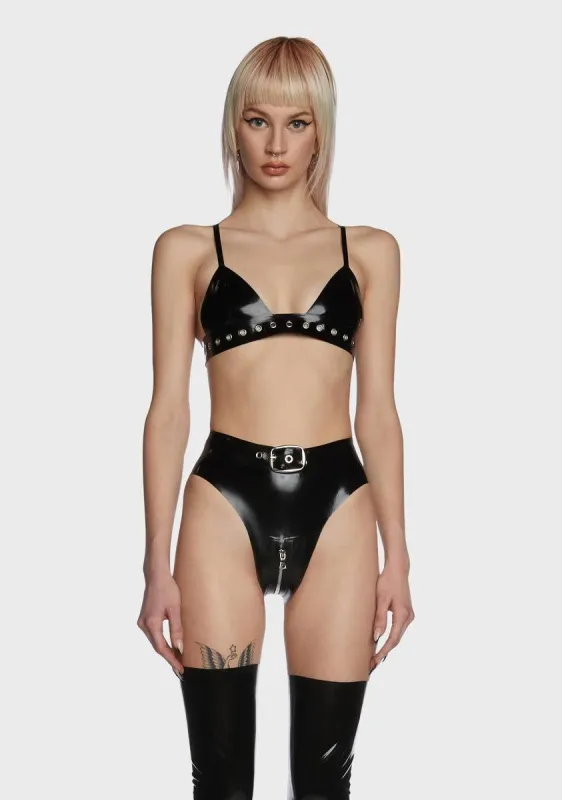 Veronika Latex Bra sold by Dolls Kill