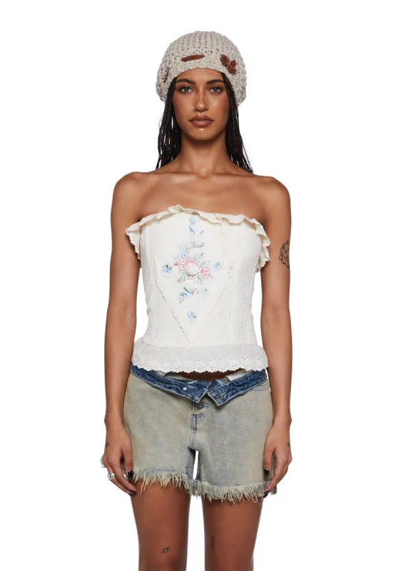 Garden Embryo Corset Top sold by Dolls Kill