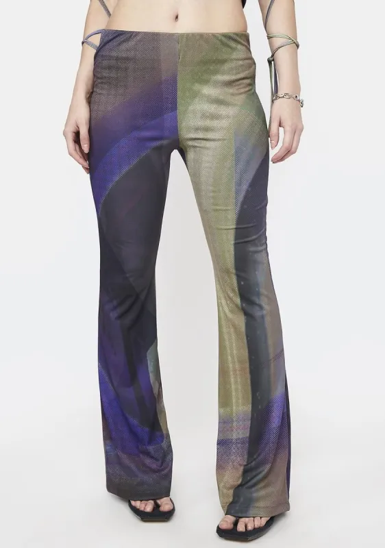 X Gabrielle Luna Flare Pants sold by Dolls Kill