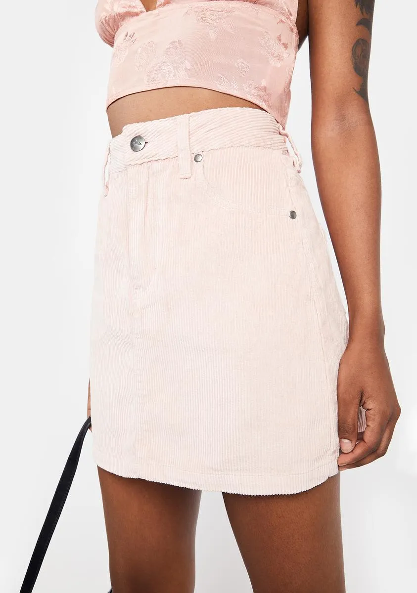 Hemp Corduroy Mini Skirt sold by Dolls Kill