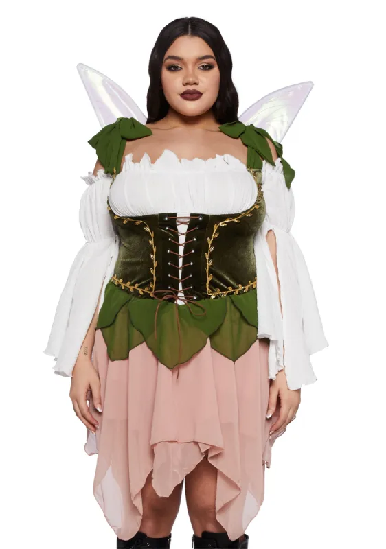 Plus Medieval Sprite Costume Set sold by Dolls Kill