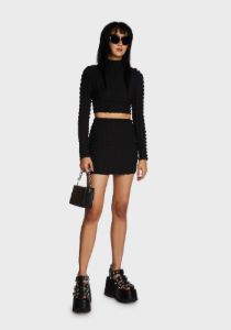 Chic Mood Cut-Out Mini Dress sold by Dolls Kill