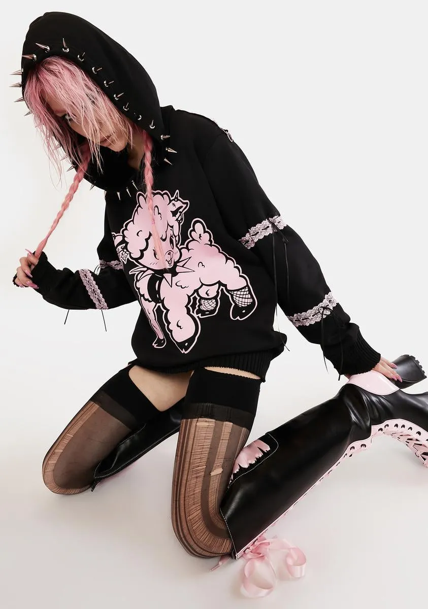 In Good Company Oversized Sweatshirt sold by Dolls Kill product image thumbnail 2