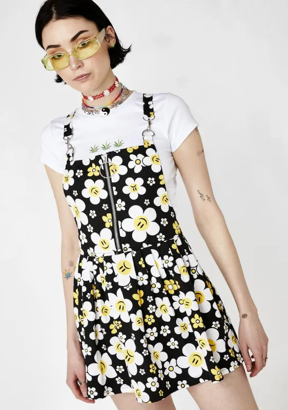 Hazy Daisy Overall Dress sold by Dolls Kill