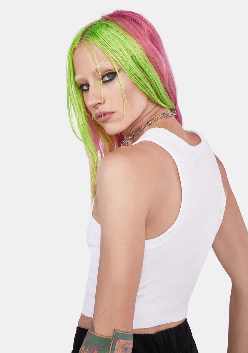 Pure Slay Life Ribbed Crop Tank sold by Dolls Kill product image thumbnail 4