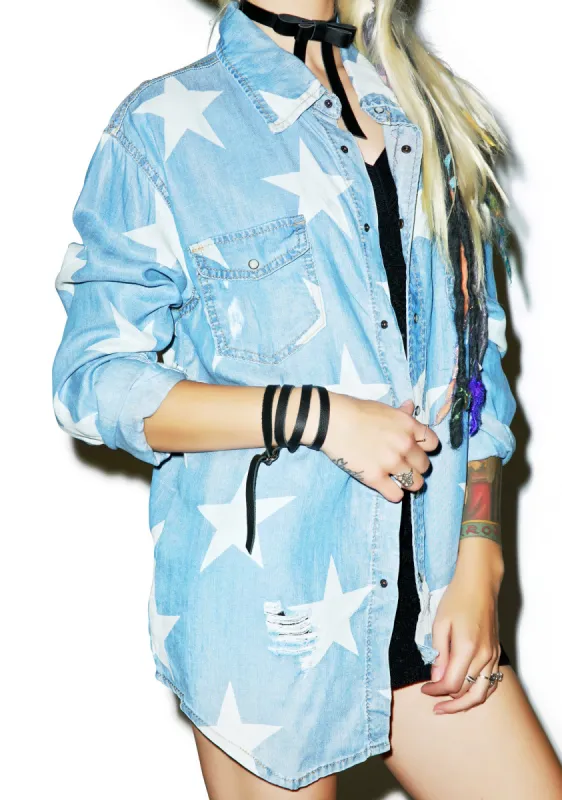 Le Punk Tencel Liberty Shirt sold by Dolls Kill